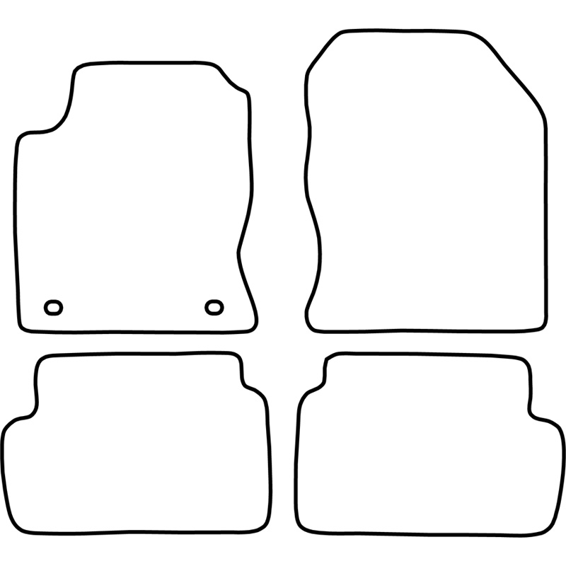Automatten Velours  Ford Focus 1998-2002