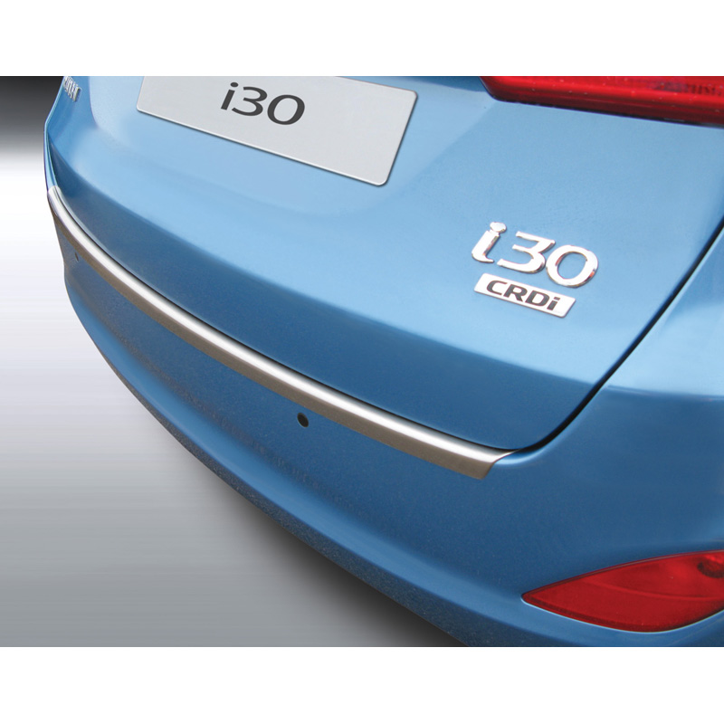 ABS Achterbumper beschermlijst  Hyundai i30 Tourer 2012-2017 'Brushed Alu' Look
