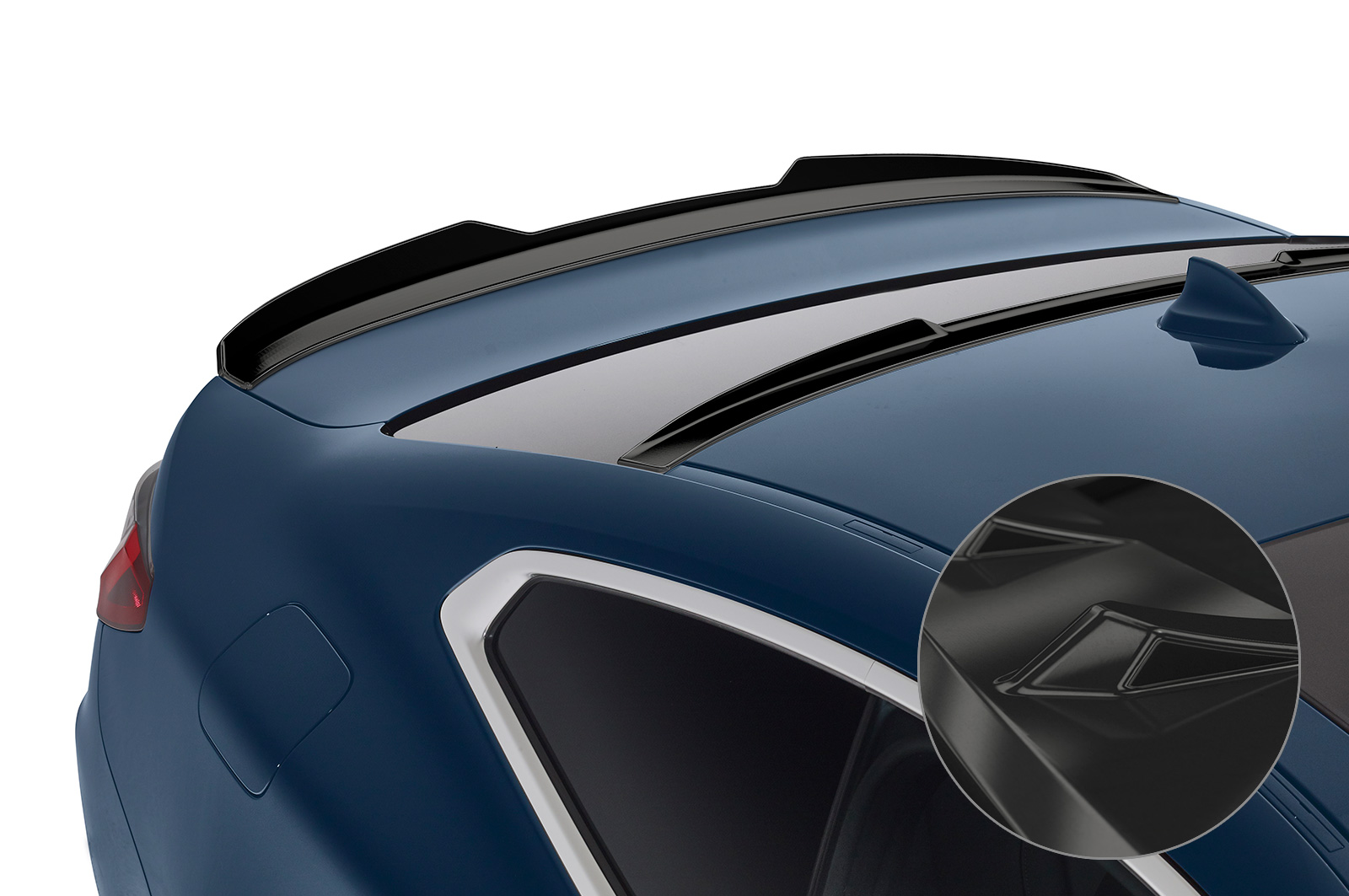 Spoiler BMW 4er G22 Coupe CSR glans Zwart