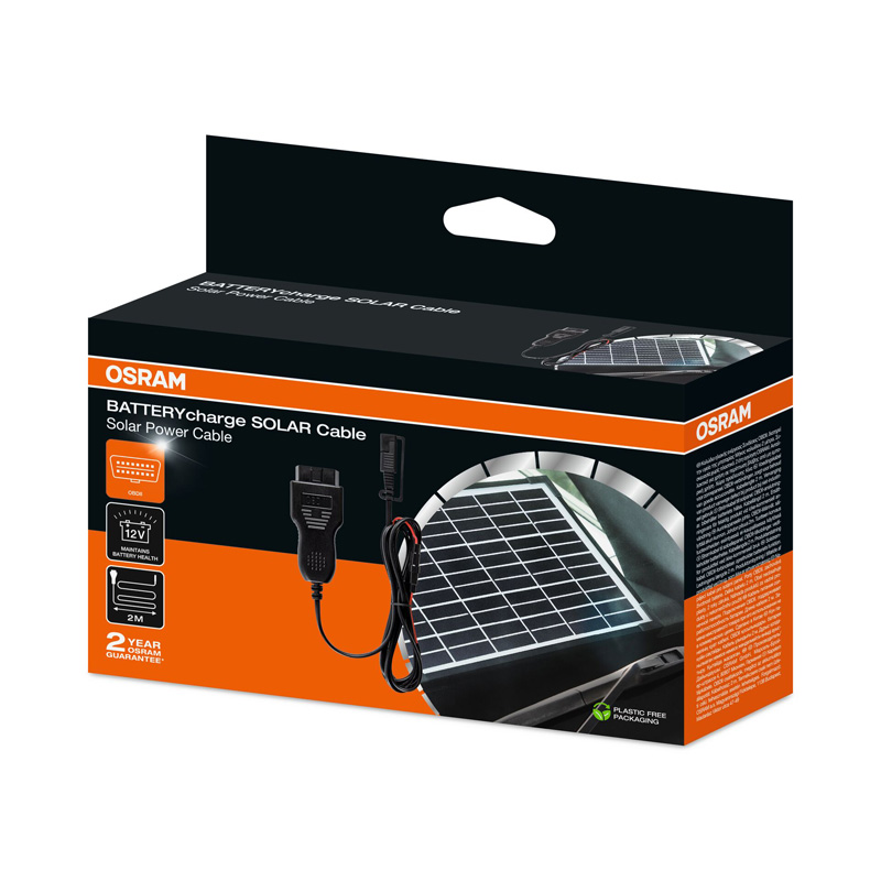 Osram BATTERYcharge Solar Cable OBD - Kabel voor zonnecel druppellader