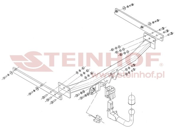 Trekhaak Ford Kuga 03/2008-2012