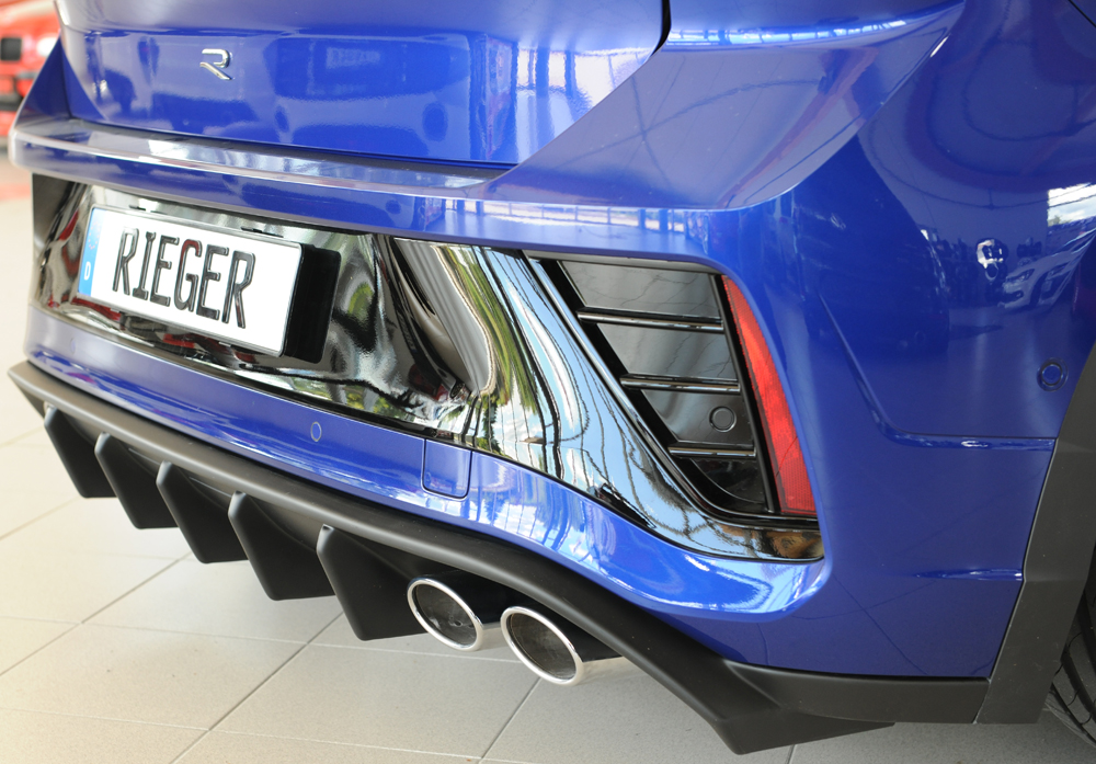 Achterdiffuser (for cars with hitch) VW T-Roc R (A1): 01.2022