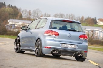 Achterbumper Diffusor VW Golf VI Rieger Enkel