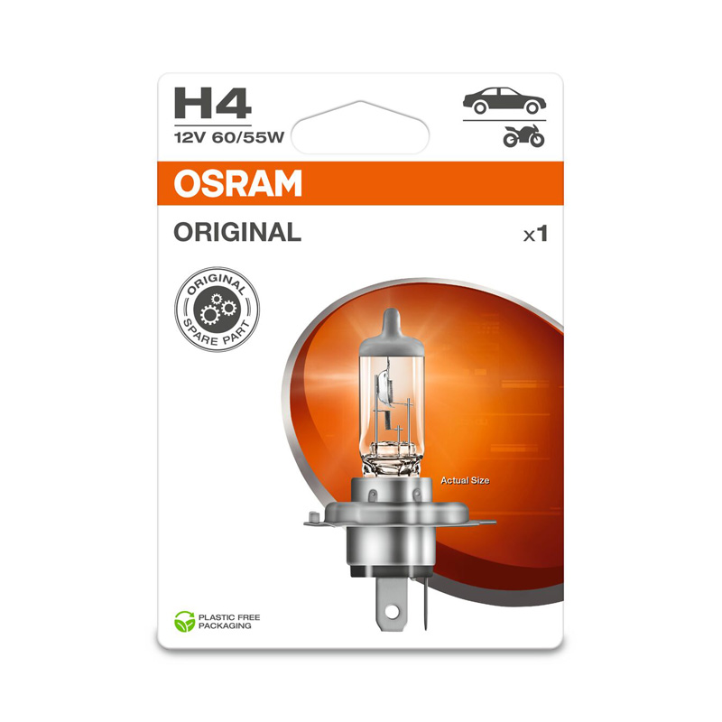 Osram Original Halogeen lamp - H4 - 12V/60-55W - per stuk