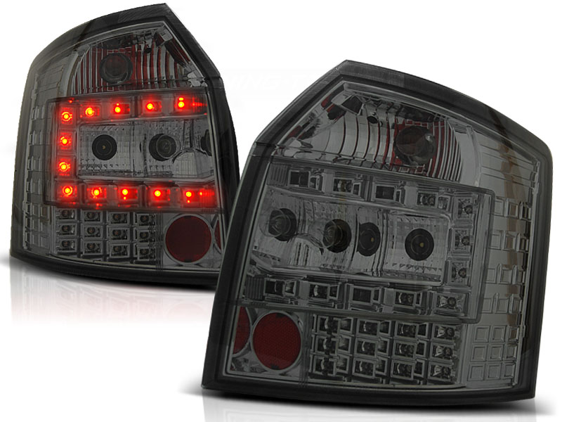 Achterlichten passend voor Audi A4 8E Avant LED Smoke