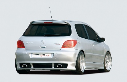 Achterbumper Diffusor Peugeot 307 Rieger