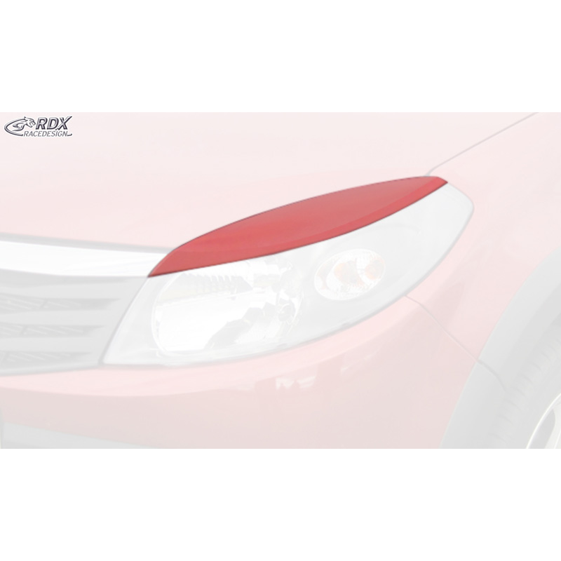 Koplampspoilers  Dacia Sandero -2012 (ABS)