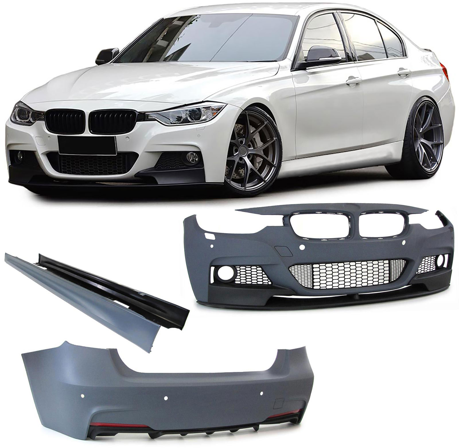 Bodykit Bumperset BMW 3 Serie F30 11-15 Performance Look