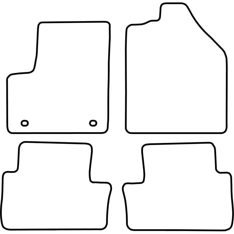 Automatten Velours  Ford Tourneo Connect 2003-2010