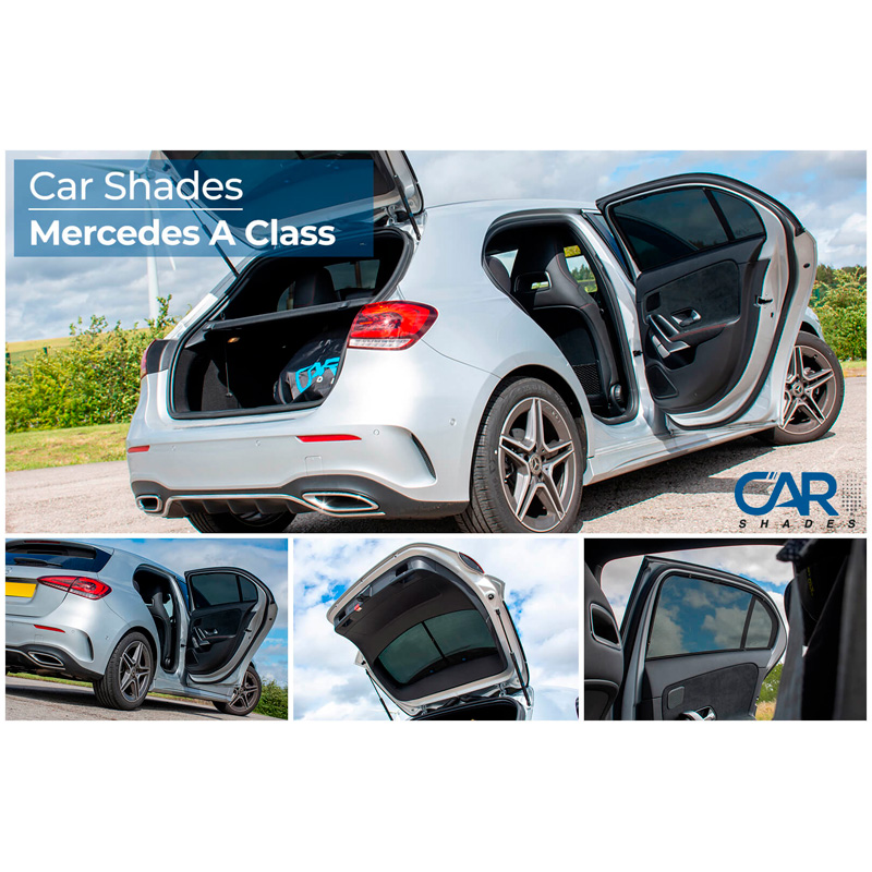Set Car Shades  Mercedes A-Klasse W177 HB 5-deurs 2018- (4-delig)
