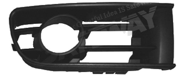 Bumper Grill rechts VW Polo 9N 01-05 met Mistlamp