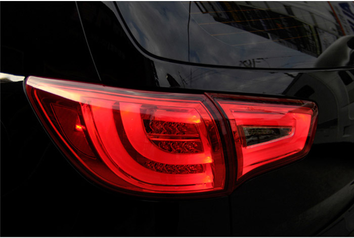 Achterlichten KIA Sportage III 10- 04.14 Tube LED Smoke