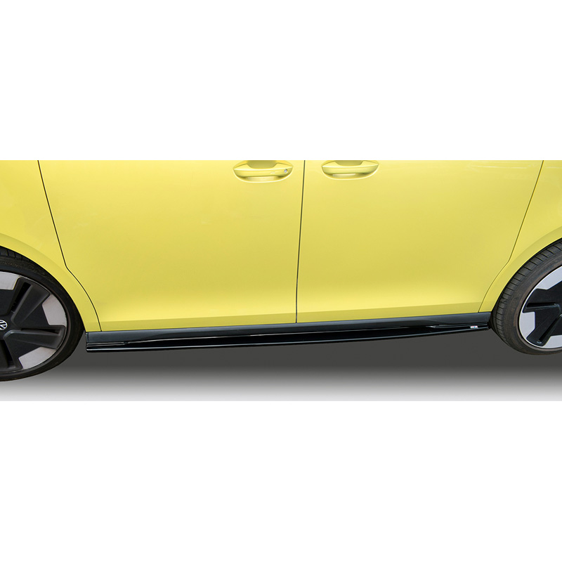 RGM Set Sideskirts  Volkswagen ID. Buzz & ID. Buzz Cargo 2022- - Glanzend Zwart (ABS)