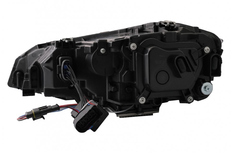 Koplampen VW Polo VI 2G 17-20 LED Dynamic Zwart/Rood