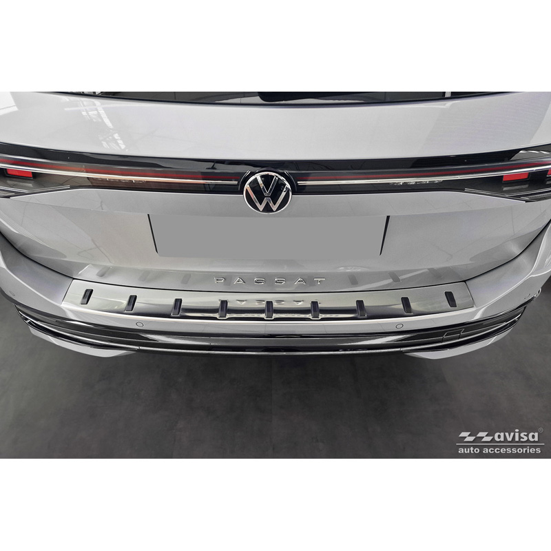RVS Achterbumperprotector  Volkswagen Passat Variant (CJ5) incl. R-Line & Hybrid 2024- 'STRONG EDITION'