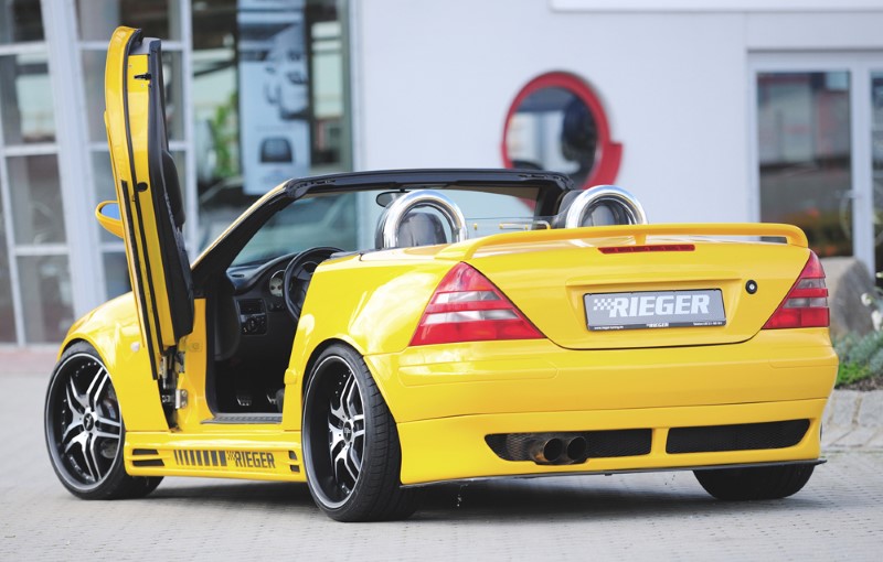 Achterbumper Diffusor Mercedes SLK tot model 00 Rieger