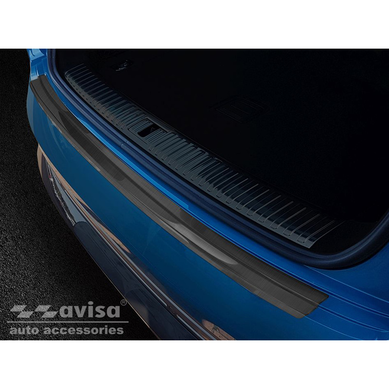 Zwart RVS Achterbumperprotector  Audi E-Tron incl. Sportback 2018-