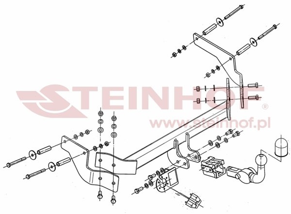 Trekhaak Fiat Fiorino 2008-....