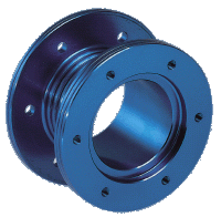 Adapter voor het stuur 50mm blauw