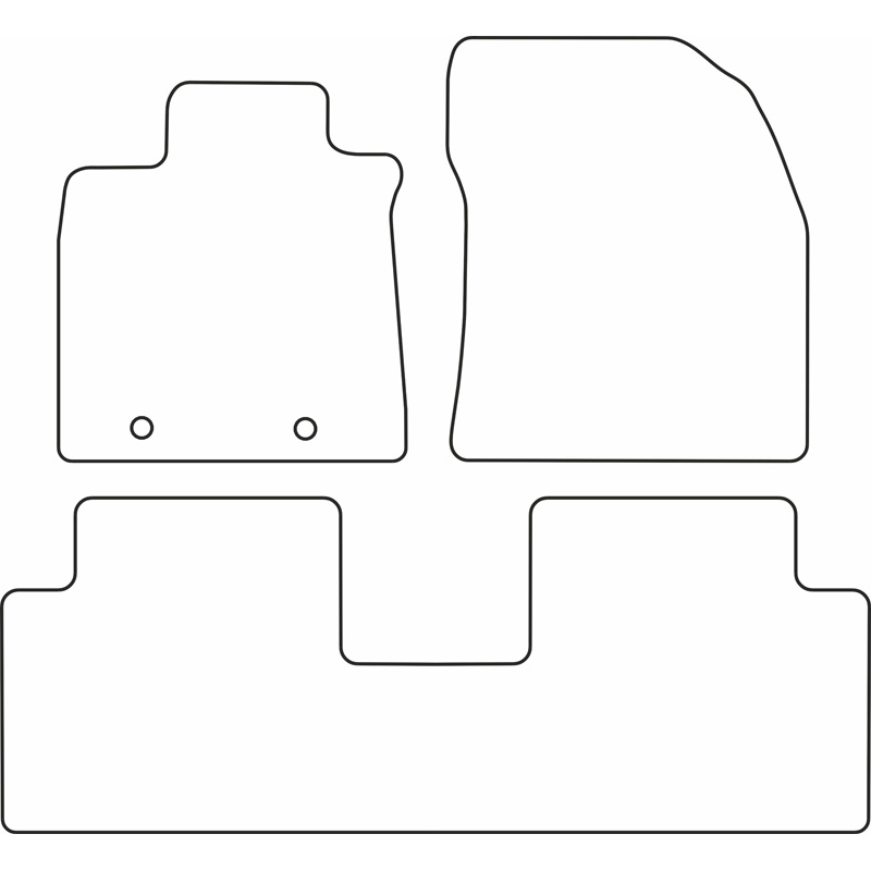 Automatten Velours  Toyota Avensis 2009-2012