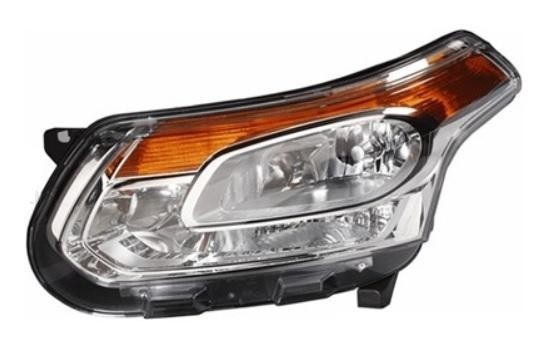 koplamp, Hella, H7+H7, elektr verstelb, incl stelmotortje, recht