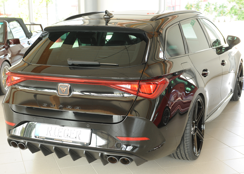 Diffuser Seat Leon KL ST/sportstourer 2020- Rieger mat zwart