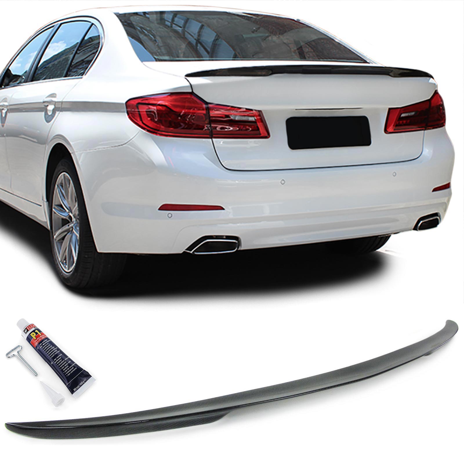 Achterspoiler BMW G30 16- Echt Carbon