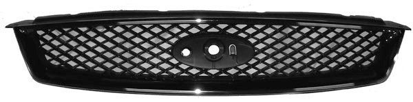 Radiator Grill FOCUS 04-08 ZWART+Chroom RAND