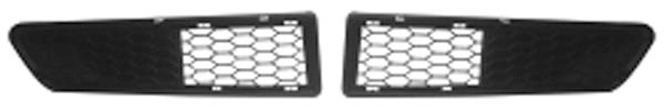 Bumper Grill rechts LOGAN 04-08 ZWART