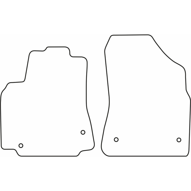Automatten  Citroen Berlingo 2008-2018 (alleen voor)