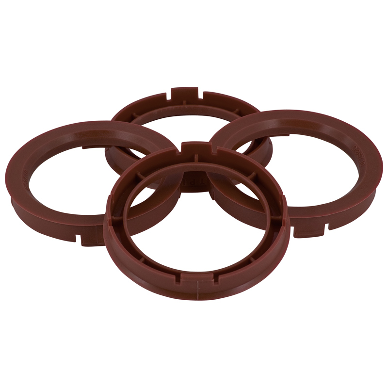 Set TPI Centreerringen - 73.0->63.4mm - Bruin