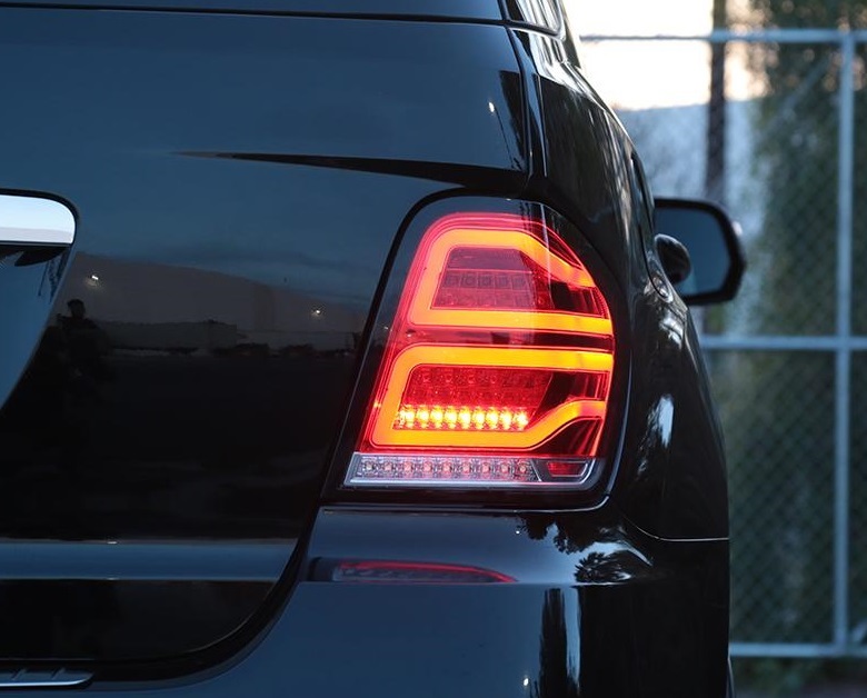 Tail Lights Mercedes ML W164 05-08 LED Tube Red/Smoke