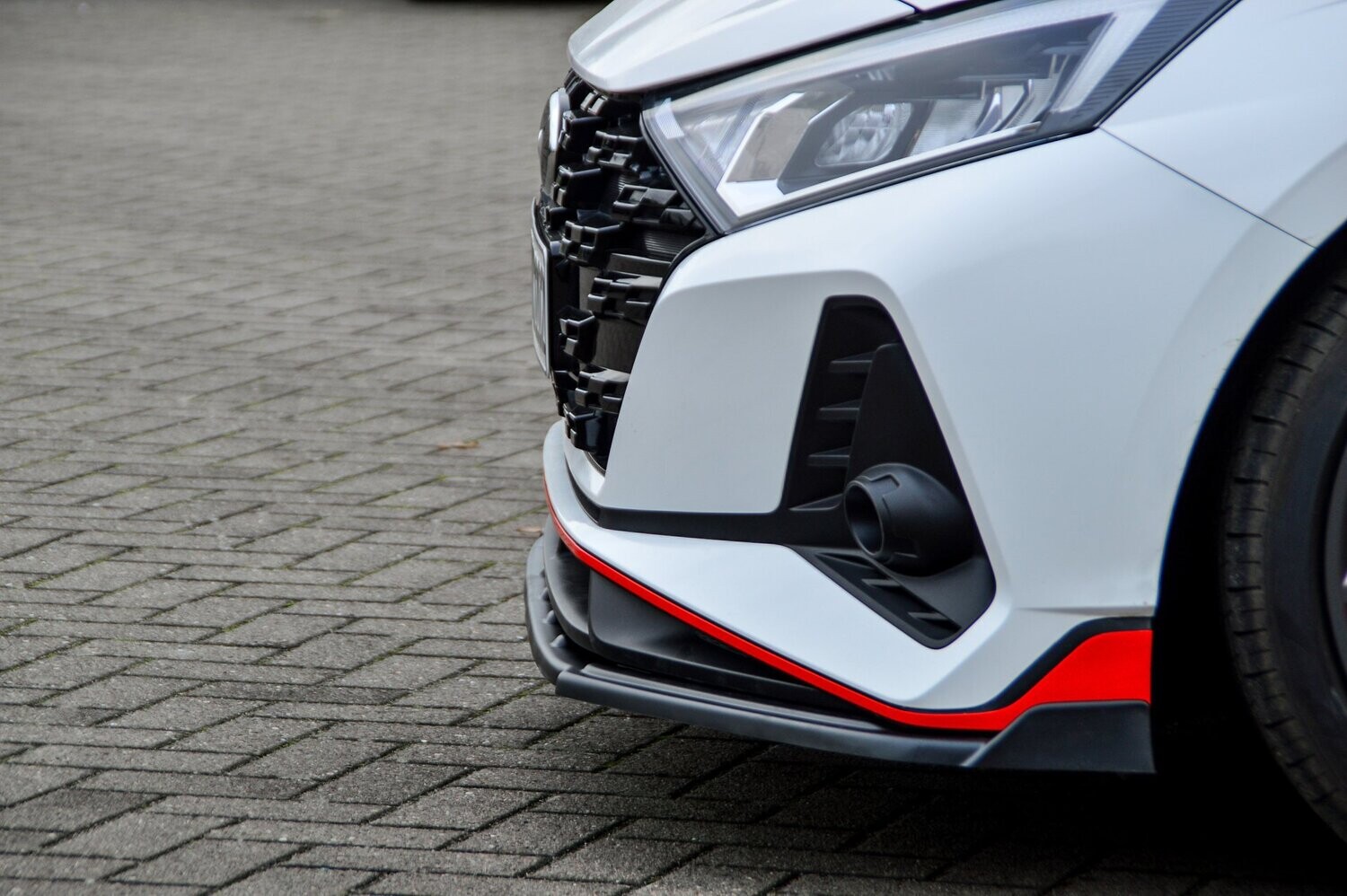 Voorspoilerlip met vleugel Hyundai I20N Performance