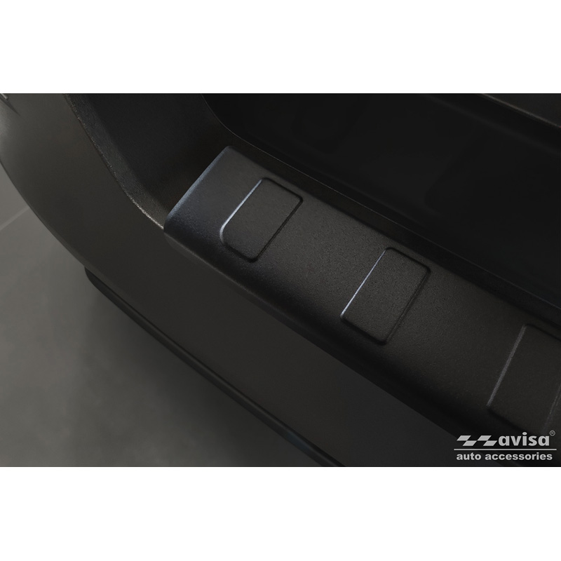 Matzwart RVS Achterbumperprotector  Jeep Avenger + EV 2023- 'Ribs'