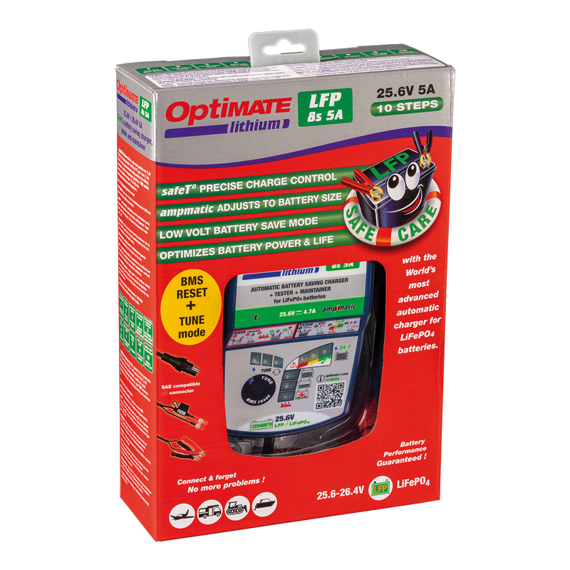 OptiMate Lithium 8s 5-Amp Acculader / tester / onderhouder