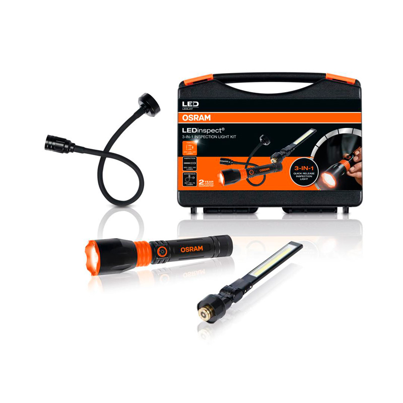 Osram LEDinspect® 3-in-1 Inspection Light Kit - Looplamp