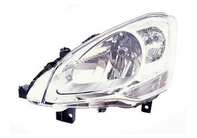koplamp, H4, elektr verstelb, incl stelmotortje, rechts Peugeot