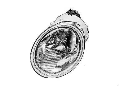 koplamp, H1+H1, elektr verstelb, links VW Beetle, 1998-2005