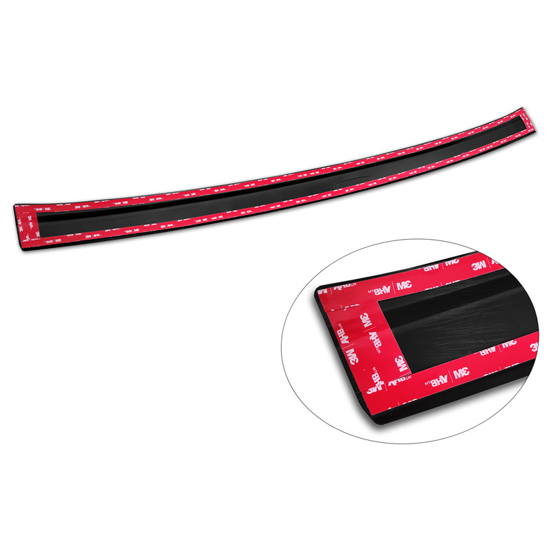 Zwart RVS Achterbumperprotector  Toyota Highlander (XU70) 2020- 'Hybrid'