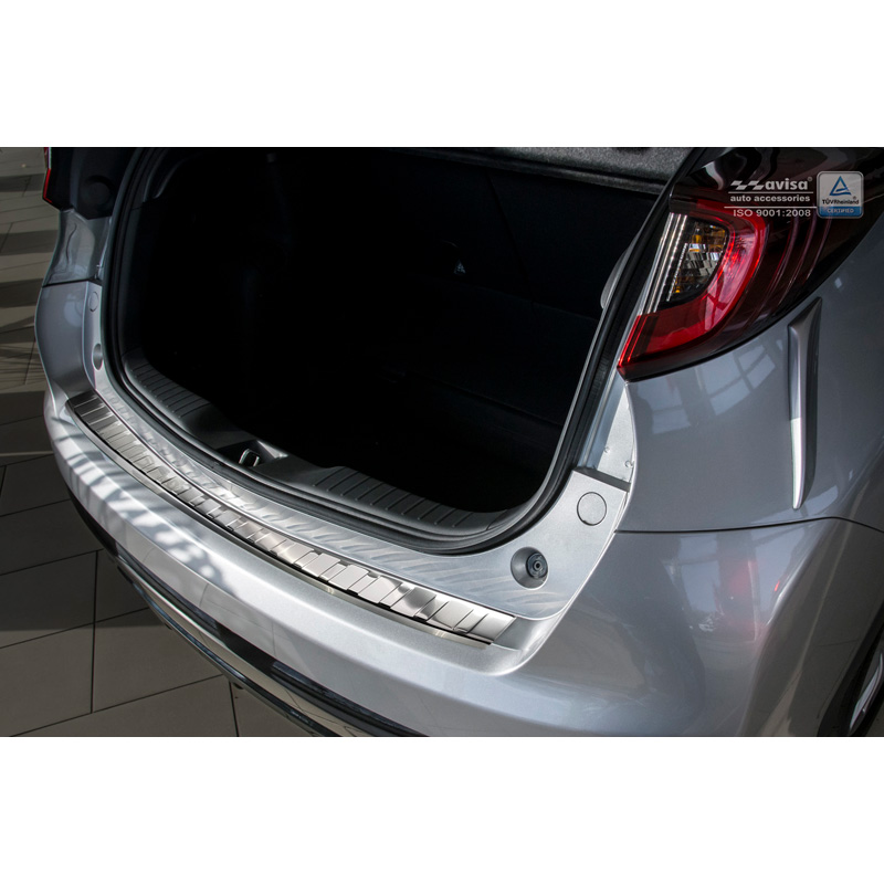 RVS Achterbumperprotector  Honda Civic IX 5-deurs Facelift 2015- 'Ribs'