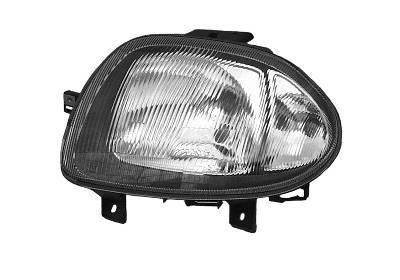 koplamp, H4, elektr verstelb, rechts Renault Clio, 1998-2001