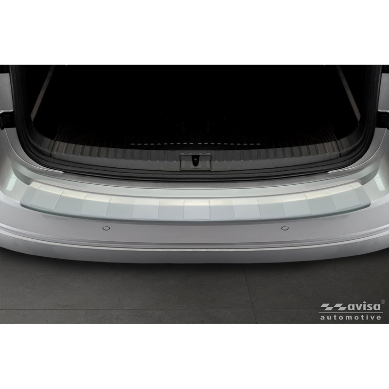 Avisa RVS gepoedercoate Achterbumperprotector  Skoda Octavia IV 2019-2024 & FL 2024- 'Soft Silver'