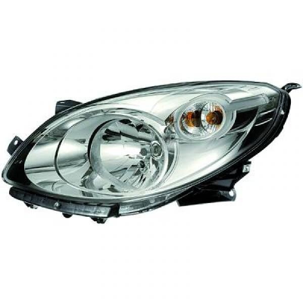 Koplamp rechts TWINGO 07->> H4/Chroom