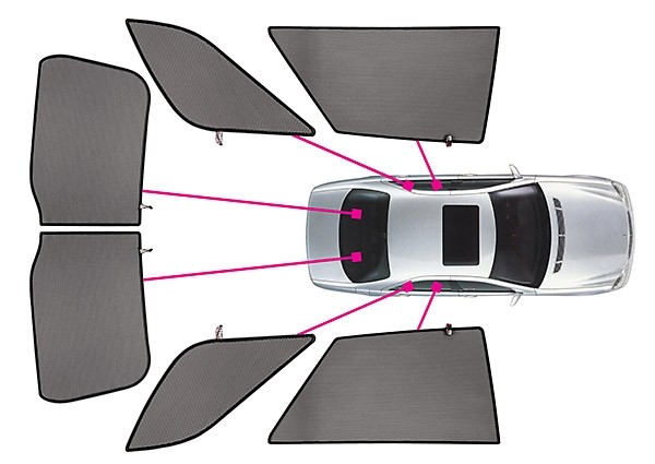 Privacy Shades Alfa Romeo GT 3 deurs 2004-2009