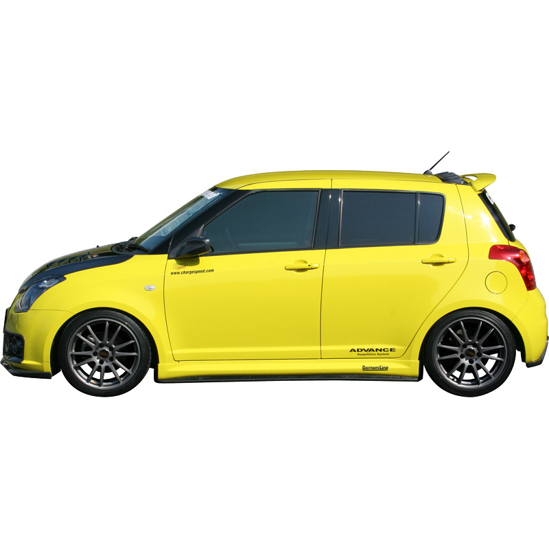 Chargespeed Sideskirts  Suzuki Swift II Sport 2005- 'BottomLine' (FRP)