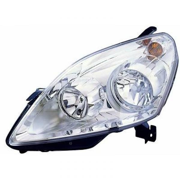 Koplamp rechts ZAFIRA 07->> H1+H7/Chroom