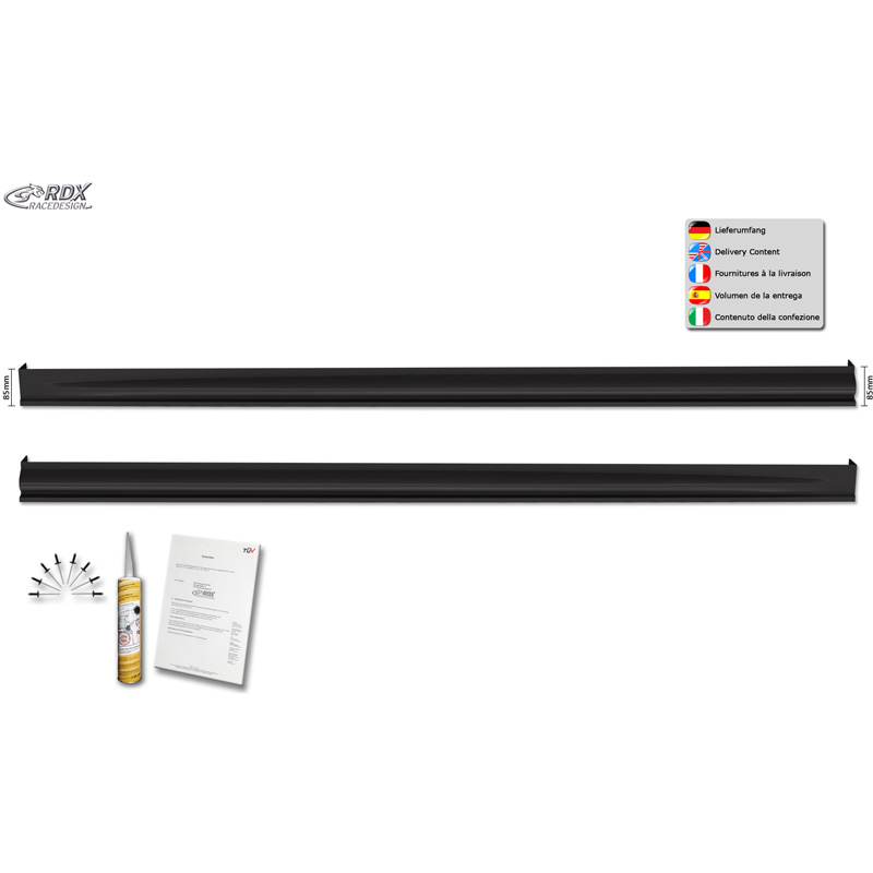 RDX Racedesign Sideskirts  Volkswagen Passat CJ5 (B9) 2023- 'Edition' (ABS)