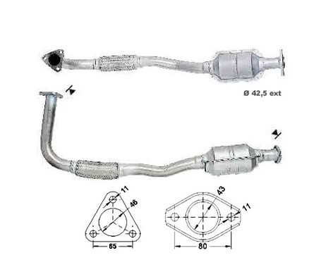 Daihatsu TERIOS 1.3i 16V 4x4 1296 cc 61 Kw / 83 cv HC Magnaflow