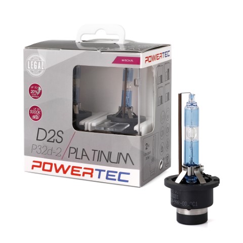 D2S Powertec Platinum +130% Xenon lampen 5000K Duo Box