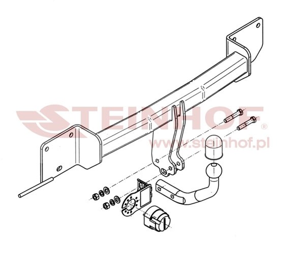 Trekhaak BMW 1 Serie 5D (E87) 2004-2011